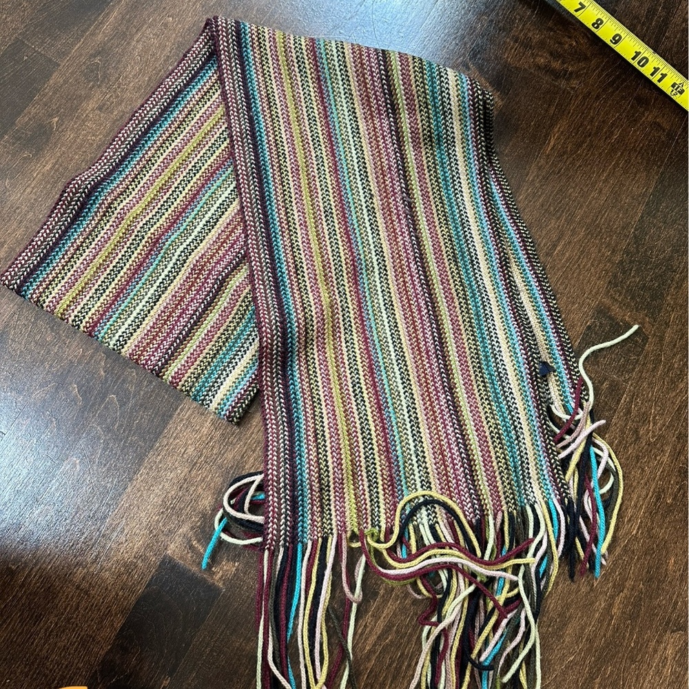 J Crew 100% wool scarf, 64in long